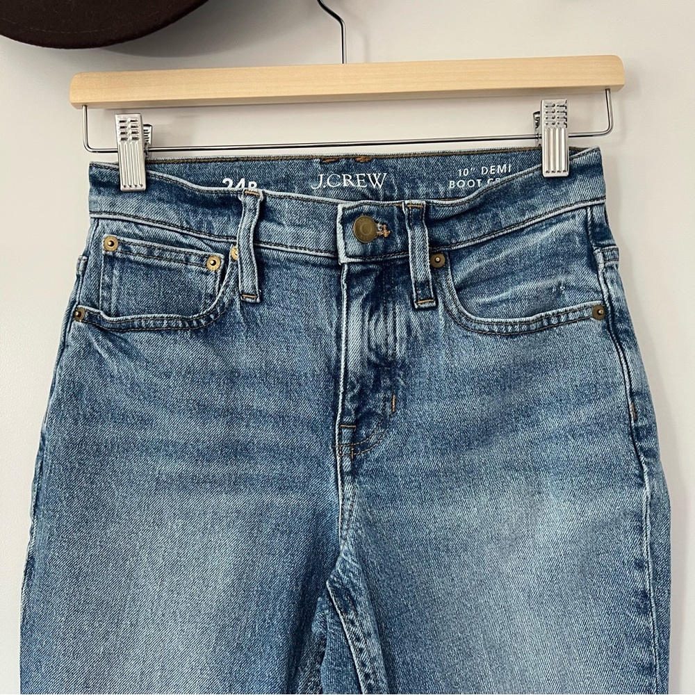 J.Crew Women's Bootcut Jeans in Medium Blue Wash